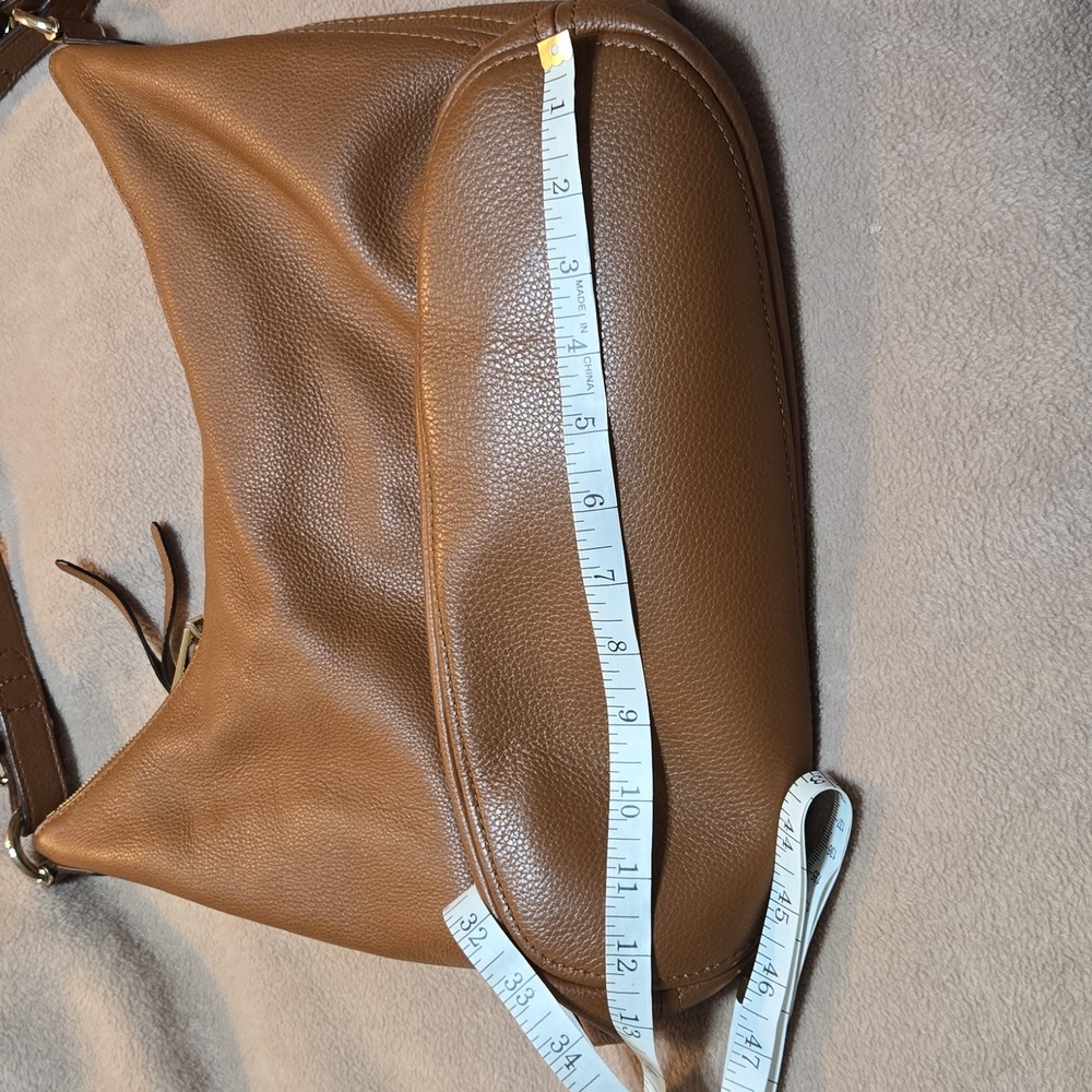 Michael Kors Acorn (Tan) Leather Hobo Bag - Picture 12 of 13